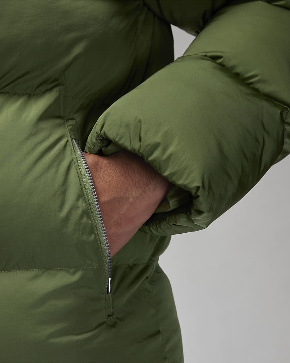 Nike puffer jacket mens green hotsell